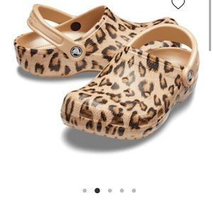 Leopard classic printed clog